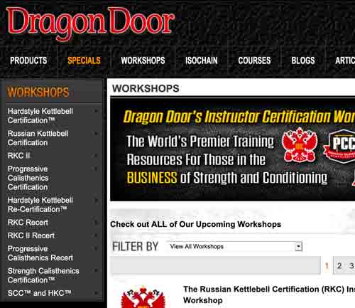 DragonDoor Workshops